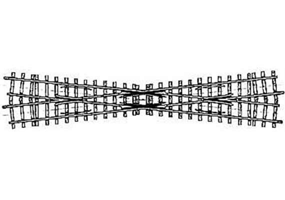 Bemo 4218000 12 ° Kreuzung HOm, 220 mm