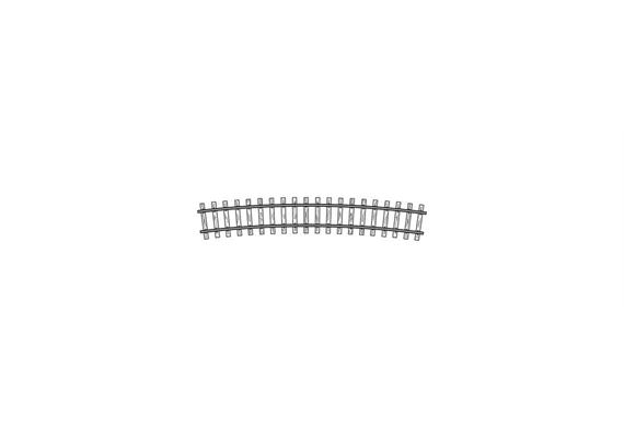 Bemo 4294567 gebogenes Gleis, R 520 mm, 15° ´HOm Code 70, VPE 10