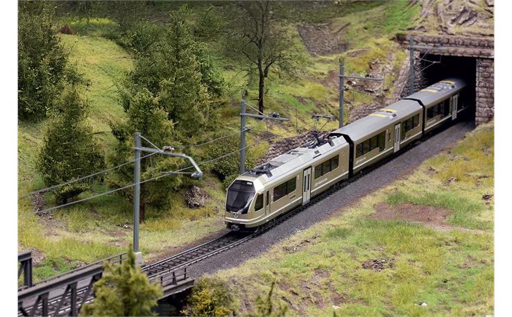 Bemo 7445113 RhB ABe 4/16 3133 Capricorn "Piz Palü", H0 AC Digital Sound