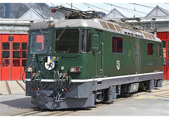 Bemo 9358110 RhB Ge 4/4 II 611 Nostalgielok "Grün & Chrom", Spur 0m Digital Sound