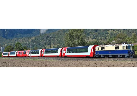 Bemo 9589113 RhB Ap 1313 Panoramawagen "Glacier Express", Spur 0m