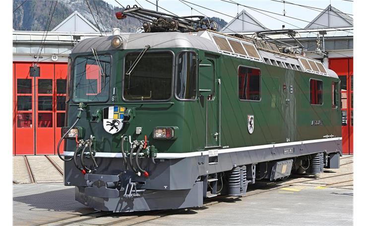 Bemo 9958110 RhB Ge 4/4 II 611 Nostalgielok "Grün & Chrom", Fama/Utz Spur 0m Sound