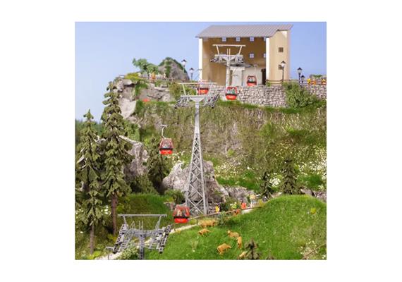 Brawa 6342 Hahnenkamm-Seilbahn, Komplettpackung, 1/87