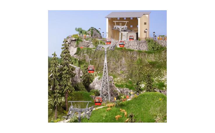 Brawa 6342 Hahnenkamm-Seilbahn, Komplettpackung, 1/87