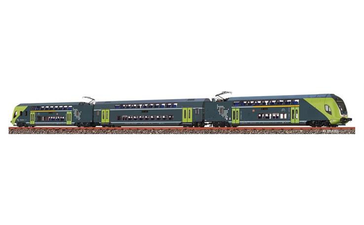 Brawa 64551 Doppelstock-Triebzug 3-tlg TWINDEXX VARIO, Spur N Digital Sound