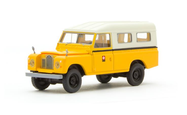 Brekina 13769 Land Rover 109 geschlossen der PTT 1/87