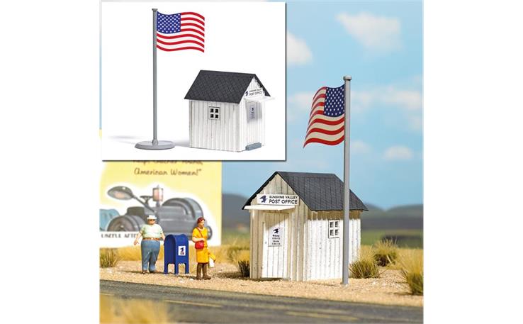 Busch 09729 US Poststation, H0