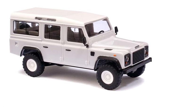 Busch 50300 Land Rover Defender Weiss, 1/87