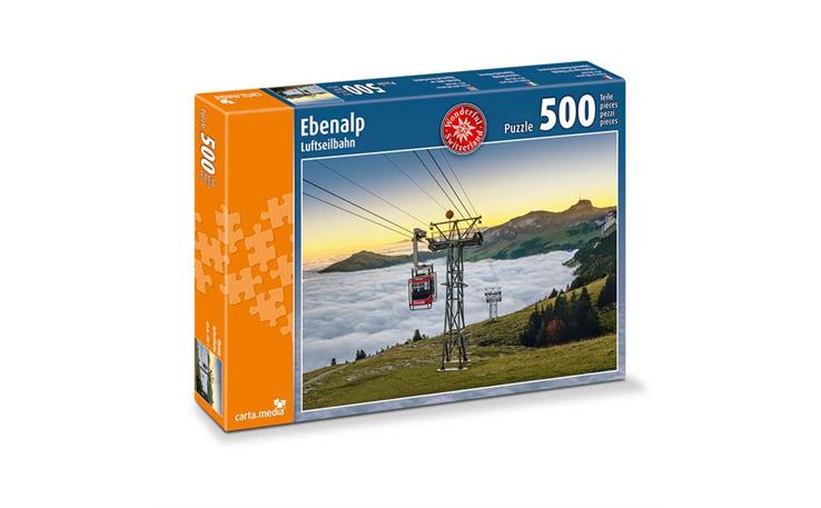 Carta Media 07785 Puzzle Ebenalp Luftseilbahn, 500 Teile