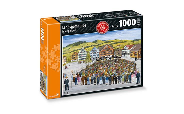 Carta Media 07914 Landsgemeinde Appenzell, 1000 Teile Puzzle