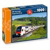 Carta Media 07925 SBB Interregio-Doppelstockzug, 1000 Teile Puzzle