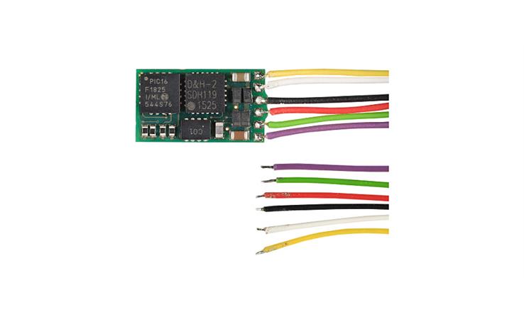 Doehler & Haass FH05B-3 Fahrzeugfunktionsdecoder für SX1, SX2, DCC und MM