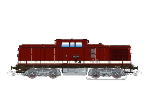 ESU 31767 Diesellok BR 112 268 altrot DR, H0 AC/DC Digital Sound