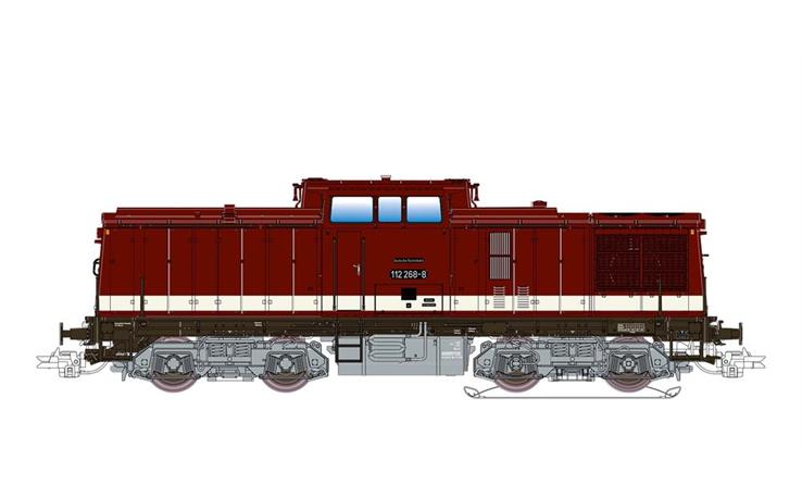 ESU 31767 Diesellok BR 112 268 altrot DR, H0 AC/DC Digital Sound