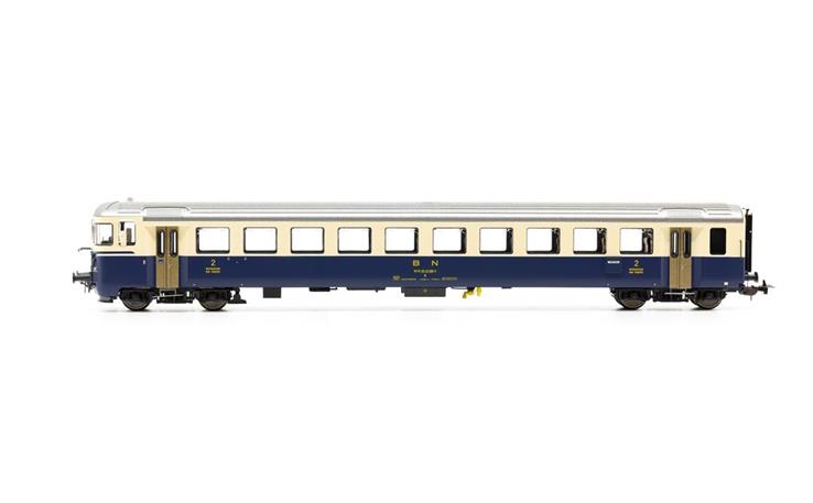 ESU 36668 Steuerwagen Bt 990 blau/ beige BN, H0 DC/AC