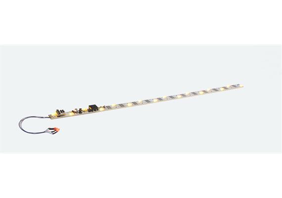 ESU 50703 Innenbeleuchtungs-Set mit Schlusslicht, 380mm, 32 LEDs, Weiss/Gelb, PowerPack