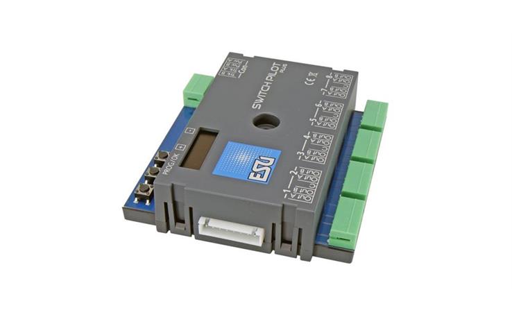ESU 51831 SwitchPilot 3 Plus, 8-fach Magnetartikeldecoder, DCC/MM, OLED