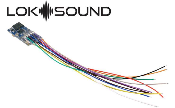 ESU 58813 LokSound 5 micro DCC/MM/SX/M4 "Leerdecoder", Einzellitzen, Lautsprecher 11x15mm