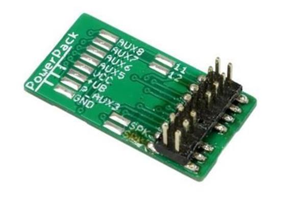 ESU 58914 LokSound 5 Nano DCC Leerdecoder, PluX16, mit Lautsprecher 11x15mm, N, TT, H0