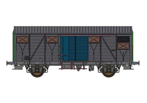 Exact-Train 20950 Gedeckter Güterwagen Gs OSE, H0