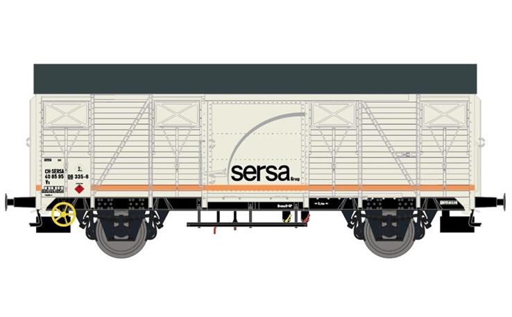 Exact-Train 23050 Güterwagen Gbs Sersa SBB, H0 DC