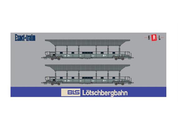 Exact-Train 25033 Autoverladewagenset 2-tlg BLS, H0 DC