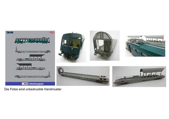 Exact-Train 26030 Autoverladewagenset 5-tlg BLS, H0 AC