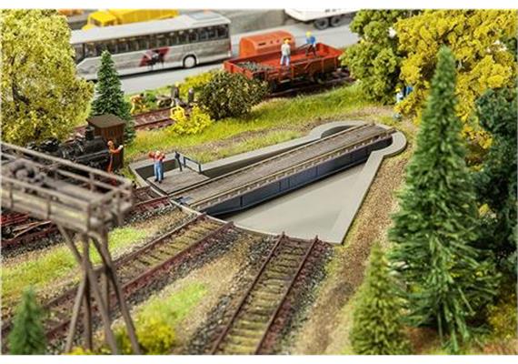 Faller 120275 Segment-Drehscheibe mit Servo Spur H0