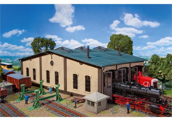 Faller 120277 Ringlokschuppen mit Zubehör