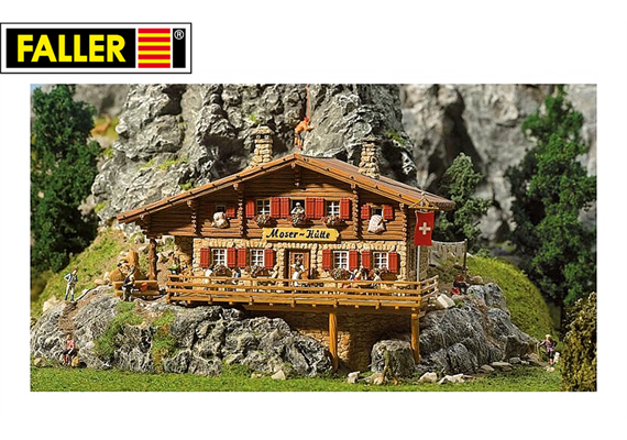 Faller 130329 Hochgebirgshütte "Moser-Hütte"