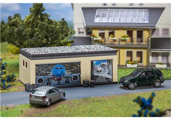 Faller 130621 Doppelgarage mit Antriebsteile