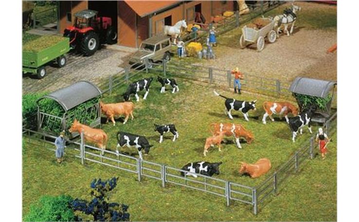 Faller 180434 Boxen- und Laufhof-Zaunsysteme, 2000 mm (2 x 1000 mm), H0