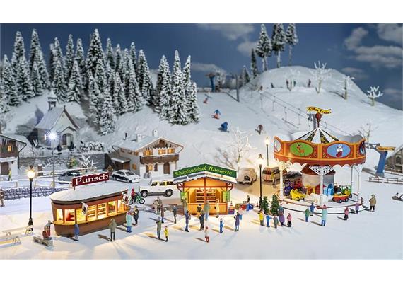 Faller 190143 Aktions-Set Weihnachtsmart, H0