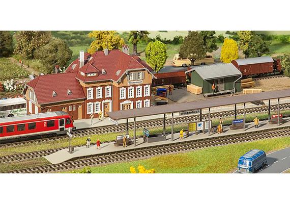 Faller 190288 Bahnhof-Set Weidenbach