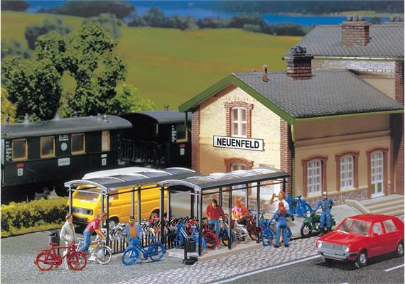 Faller 272544 Fahrradunterstand "City Compact" Spur N