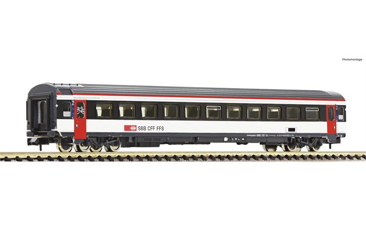 Fleischmann 6260017 EW IV Reisezugwagen 2.Kl. #2 Türen rot SBB, Spur N