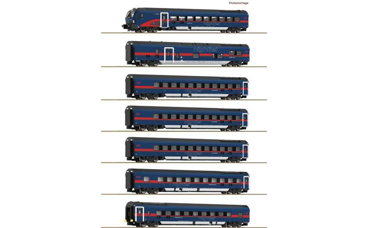 Fleischmann 6260065 Personenwagenset 7-tlg Nightjet ÖBB, Spur N