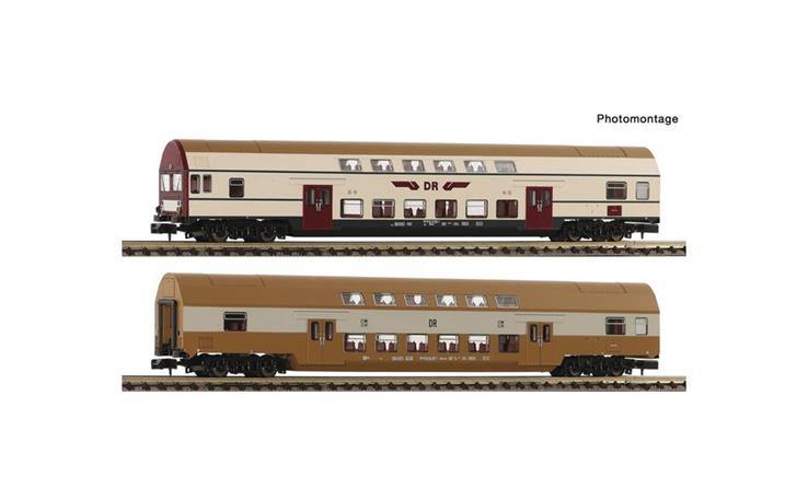Fleischmann 6260074 2er Set DoSto Wagen Senf