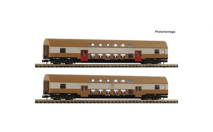 Fleischmann 6260075 2er Set DoSto Wagen Senf