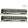 Fleischmann 6260095 Reisezugwagen-Set 2-tlg "Voralpen-Express" SOB/BT, Spur N