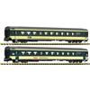 Fleischmann 6260095 Reisezugwagen-Set 2-tlg "Voralpen-Express" SOB/BT, Spur N