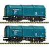 Fleischmann 6660037 Teleskophaubenwagen-Set 2-tlg SBB, Spur N