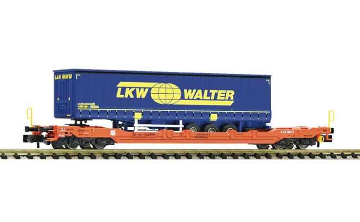 Fleischmann 6660039 Taschenwagen T5 Wascosa + LKW Walter, Spur N
