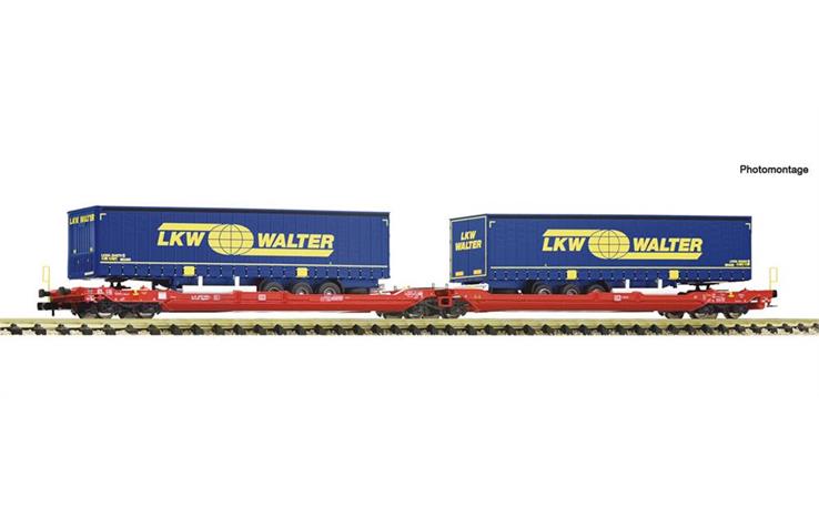 Fleischmann 6660050 Doppeltwg.T3000e DB-AG + LKW Walter Auflieger