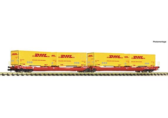 Fleischmann 6660051 Doppeltaschen-Gelenkwagen T3000e "DHL" DB AG, Spur N