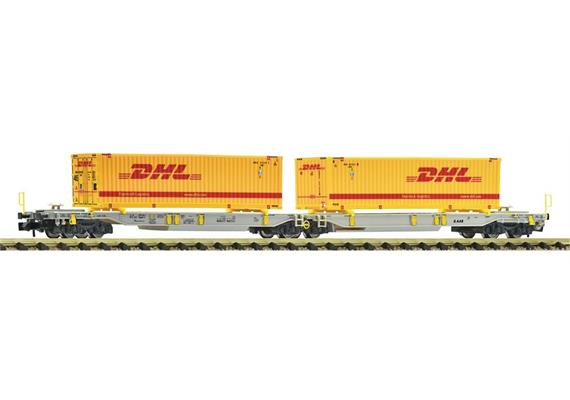 Fleischmann 6660069 Doppeltaschenwagen T2000 AAE + DHL, Spur N