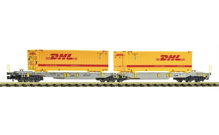 Fleischmann 6660069 Doppeltaschenwagen T2000 AAE + DHL, Spur N