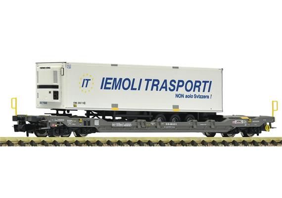 Fleischmann 6660070 Taschenwagen T5 "Iemoli Transporti" Hupac, Spur N