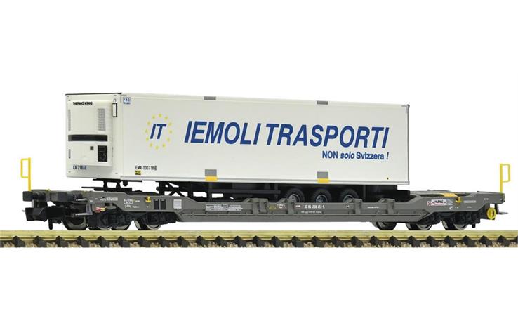 Fleischmann 6660070 Taschenwagen T5 "Iemoli Transporti" Hupac, Spur N