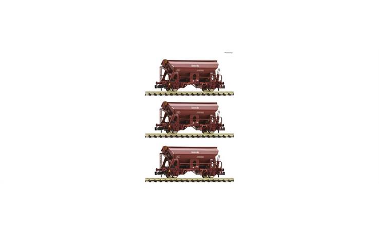 Fleischmann 6660071 3er Set Schwenkdachwag. DR
